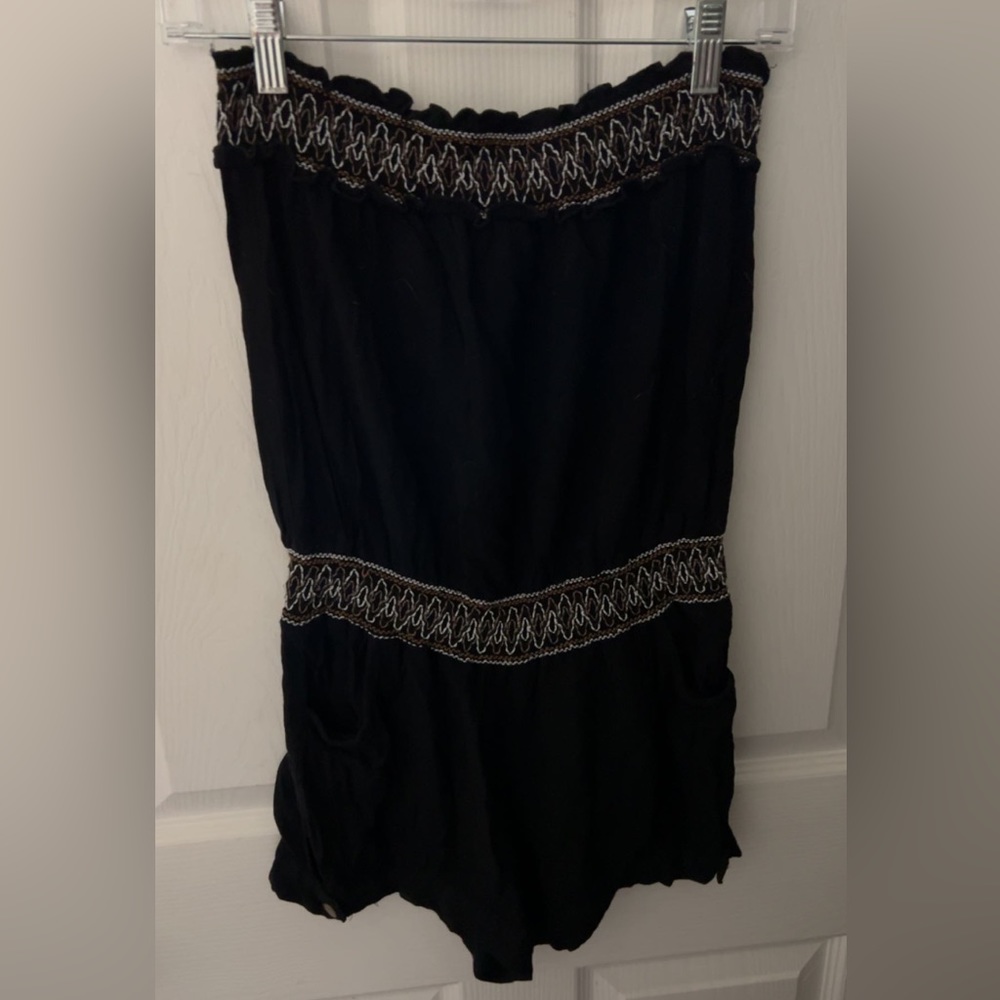 Boho strapless romper